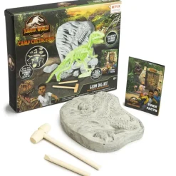Jurassic World Juegos Educativos*Kit De Excavacion Brillante En La Oscuridad