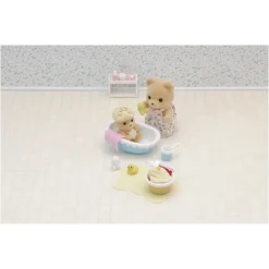 Sylvanian Families Munecas Y Peluches*La Hora Del Bano Para El Bebe