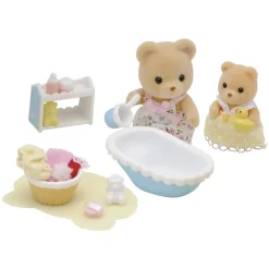 Sylvanian Families Munecas Y Peluches*La Hora Del Bano Para El Bebe