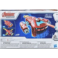 Nerf Muñecos Articulados*Lanzador Blaster Mechstrike Guantelete Iron Man Los Vengadores Marvel Hasbro