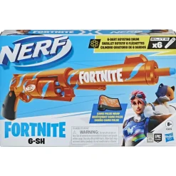 Nerf Juguetes Al Aire Libre*Lanzador 6-Sh De Fortnite