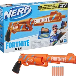 Nerf Juguetes Al Aire Libre*Lanzador 6-Sh De Fortnite