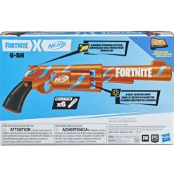 Nerf Juguetes Al Aire Libre*Lanzador 6-Sh De Fortnite