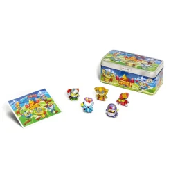 Superthings Muñecos Articulados*Lata Coleccionable Con Figuras Team Terrible Tin
