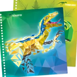 Dinos Art Juegos Educativos*Libro Creativo De Pegatianas Por Numeros Cuaderno Dinosaurios Dinosart