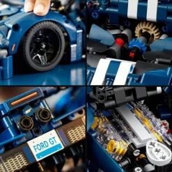 LEGO Puzzles Y Construcciones*Manualidades De Construccion Coche Ford Gt 2022 A Escala Technic