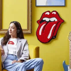 LEGO Puzzles Y Construcciones*Manualidades De Decoracion The Rolling Stones Logo Cuadro Moderno Art