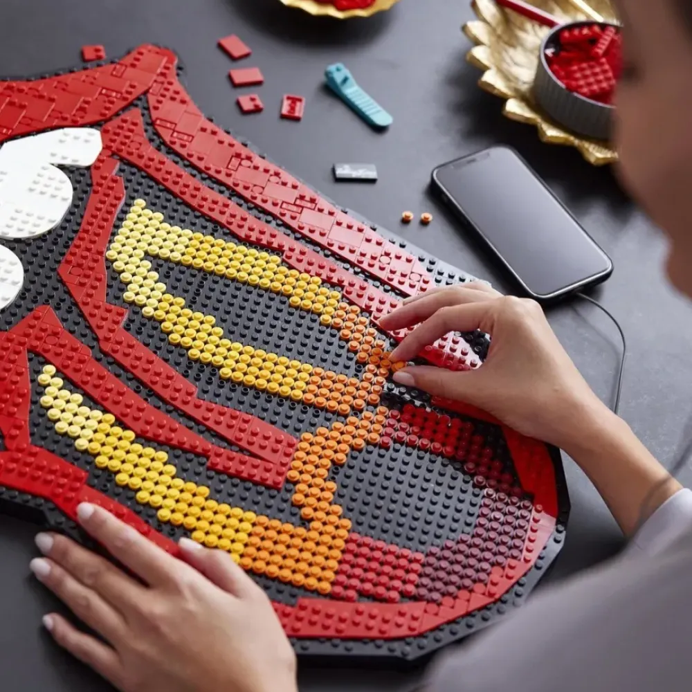LEGO Puzzles Y Construcciones*Manualidades De Decoracion The Rolling Stones Logo Cuadro Moderno Art