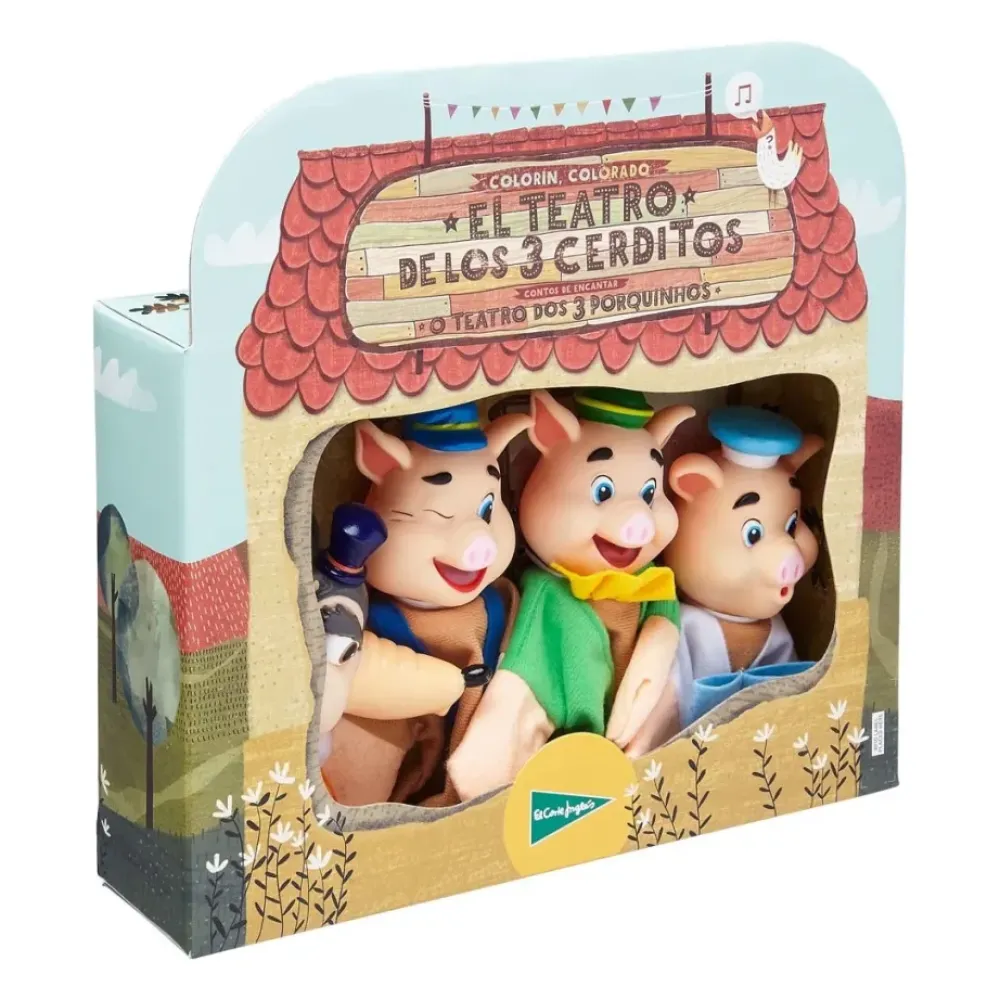 El Corte Inglés Munecas Y Peluches*Marionetas Colorin Colorado El Teatro De Los 3 Cerditos El Corte Ingles