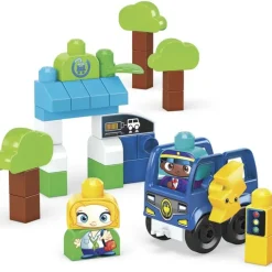 Mega Bloks Preescolar* Ciudad Verde Autobus Electrico, Juguete De Bloques De Construccion