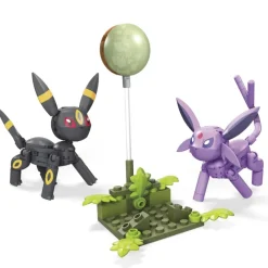 Mega Construx Puzzles Y Construcciones* Pokemon Pack Umbreon Y Espeon Figuras De Bloques De Construccion