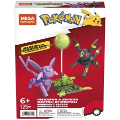Mega Construx Puzzles Y Construcciones* Pokemon Pack Umbreon Y Espeon Figuras De Bloques De Construccion