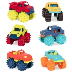 B.TOYS Preescolar*Mini Monster Trucks Coches De Juguete