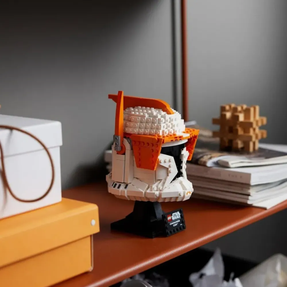 LEGO Puzzles Y Construcciones*Modelo De Construccion Casco Del Comandante Clon Cody Decoracion Star Wars