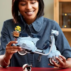 LEGO Puzzles Y Construcciones*Modelo De Moto Para Construir Vespa 125 Coleccionable Icons