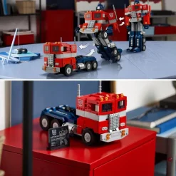 LEGO Puzzles Y Construcciones*Modelo 2En1 De Transformers Para Construir Optimus Prime Figura Icons