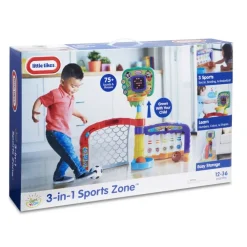 Little Tikes Preescolar*Multideporte 3 En 1. Futbol, Bolos Y Baloncesto