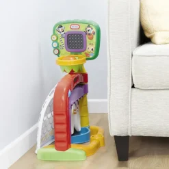 Little Tikes Preescolar*Multideporte 3 En 1. Futbol, Bolos Y Baloncesto