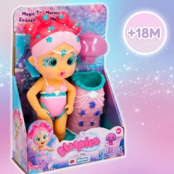 Bloopies Munecas Y Peluches*Muneca Bebe Con Disfraz De Sirena Magic Tail Mermaids