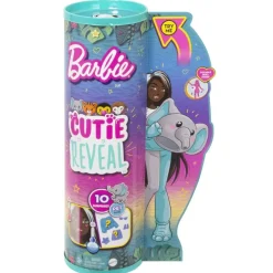 Barbie Munecas Y Peluches*Muneca Con Disfraz De Elefante Cutie Reveal