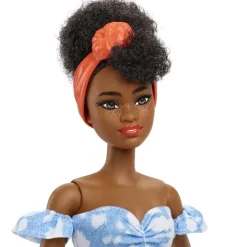 Barbie Munecas Y Peluches*Muneca Con Vestido Vaquero Decolorado Fashionista