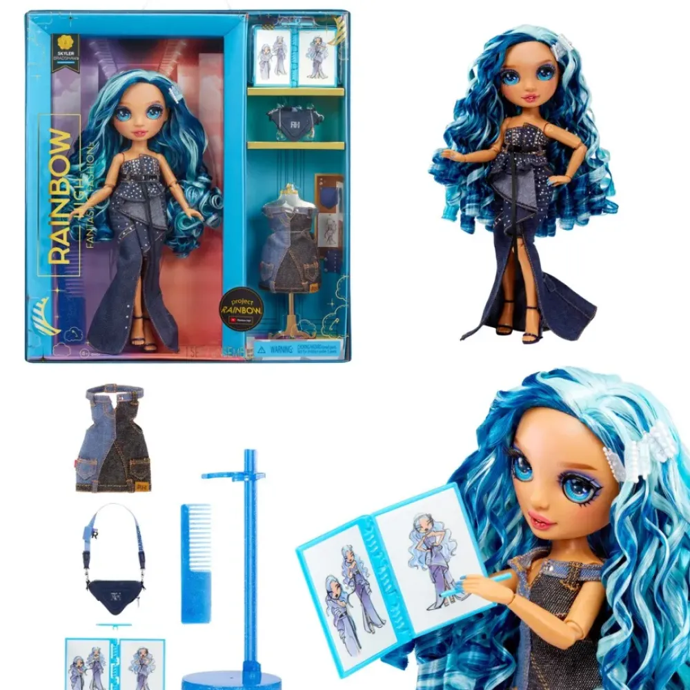 Rainbow High Munecas Y Peluches*Muneca Fantastic Fashion Doll Skyler