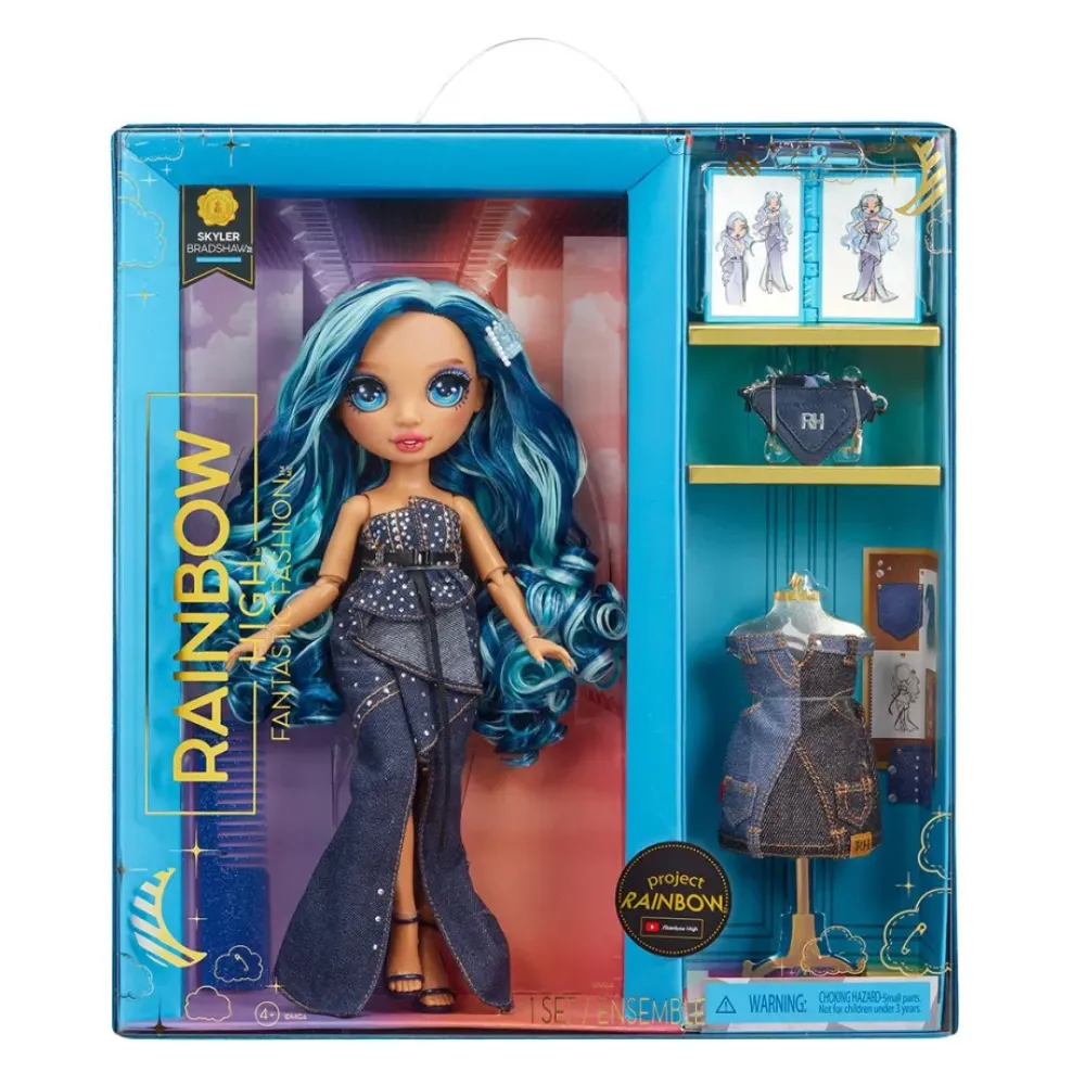 Rainbow High Munecas Y Peluches*Muneca Fantastic Fashion Doll Skyler