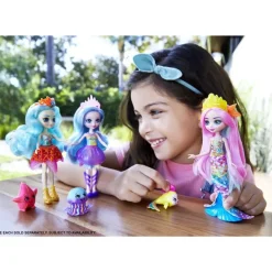 Enchantimals Munecas Y Peluches*Muneca Jelanie Jellyfish Con Mascota Medusa De Juguete Ocean Kingdom Royal