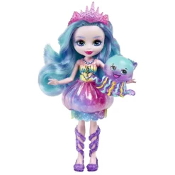 Enchantimals Munecas Y Peluches*Muneca Jelanie Jellyfish Con Mascota Medusa De Juguete Ocean Kingdom Royal