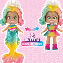 KOOKYLOOS Munecas Y Peluches*Muneca - Kooky Mermaids Coral