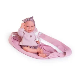 Muñecas Antonio Juan Munecas Y Peluches*Muneca Recien Nacida Carla Con Fular Portabebe Munecas Antonio Juan