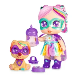 Supercute Munecas Y Peluches*Muneca Y Mascotas Interactiva Super Cute Rainbow Party Doll