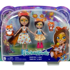 Enchantimals Munecas Y Peluches*Munecas Hermanas Felicity Y Feana Fox Con Mascotas Zorro De Juguete