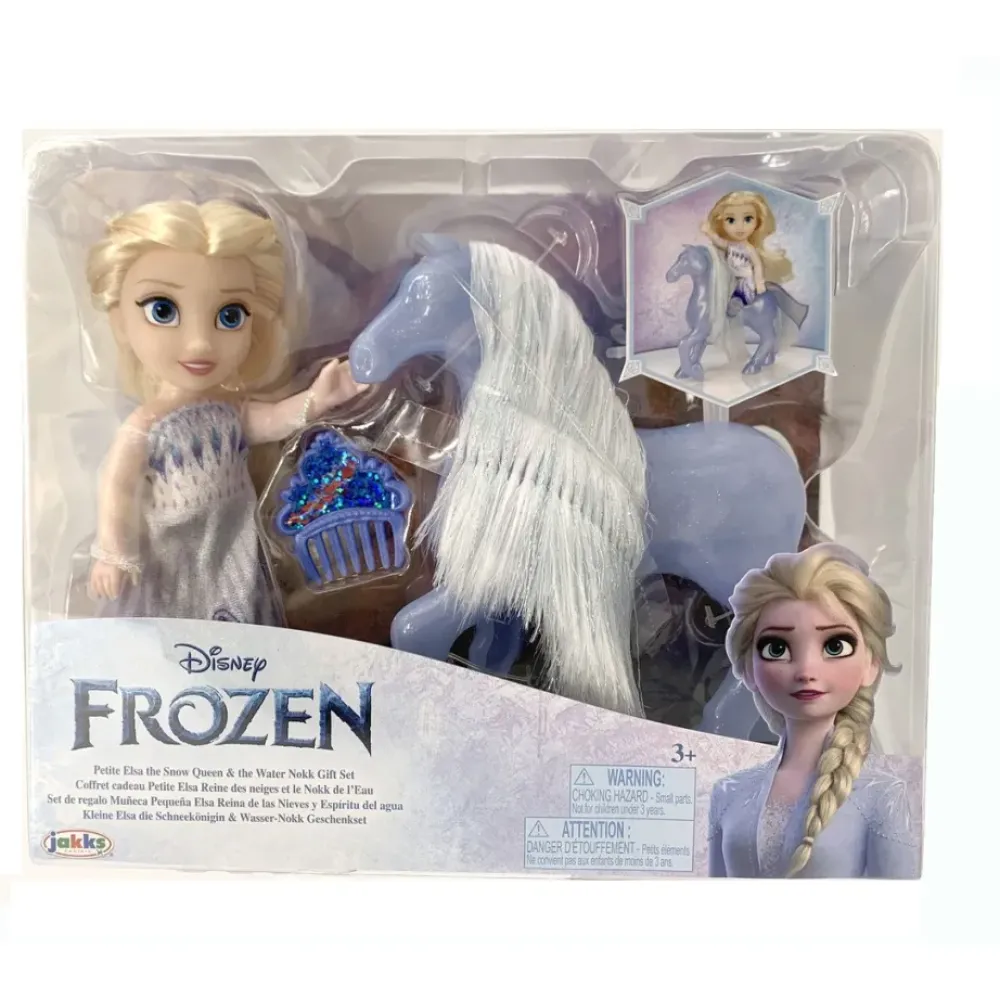 Jakks Pacific Munecas Y Peluches*Munecas (Rapunzel, Bella O Elsa) Con Su Caballo Princesas Disney