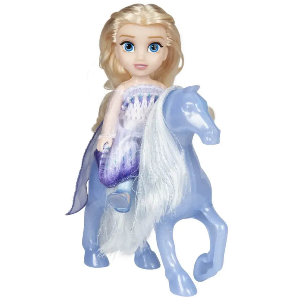 Jakks Pacific Munecas Y Peluches*Munecas (Rapunzel, Bella O Elsa) Con Su Caballo Princesas Disney