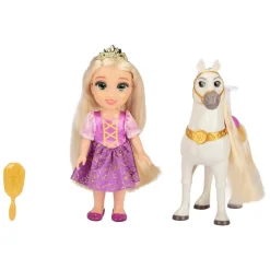 Jakks Pacific Munecas Y Peluches*Munecas (Rapunzel, Bella O Elsa) Con Su Caballo Princesas Disney