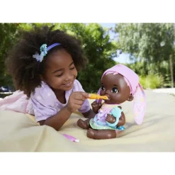 My Garden Baby Munecas Y Peluches* Conejito Dientes Limpios Rosa Y Azul Muneco De Juguete Con Cepillo De Dientes Y Accesorios