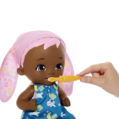 My Garden Baby Munecas Y Peluches* Conejito Dientes Limpios Rosa Y Azul Muneco De Juguete Con Cepillo De Dientes Y Accesorios