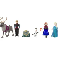 Mattel Munecas Y Peluches*Pack 6 Munecas Disney Frozen Minis
