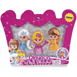 Pinypon Munecas Y Peluches*Pack 3 Princesas Famosa