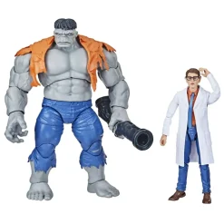 Hasbro Muñecos Articulados*Pack Gray Hulk Y Dr Bruce Banner - Marvel Legends Avengers 60 Aniversario