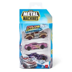 Metal Machines Coches, Circuitos Y Radiocontrol*Pack Surtido 3 Vehiculos Color Change