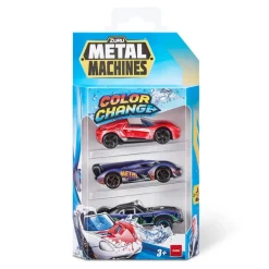 Metal Machines Coches, Circuitos Y Radiocontrol*Pack Surtido 3 Vehiculos Color Change
