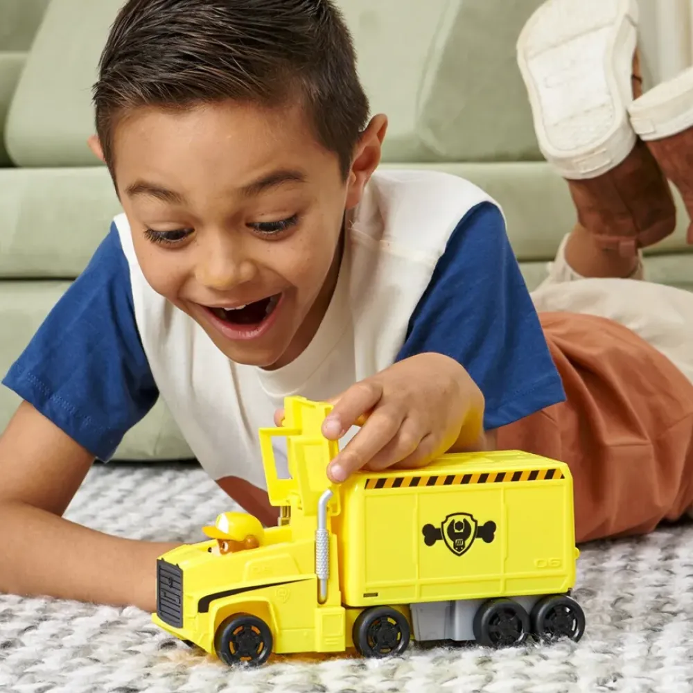 Spin Master Preescolar*Patrulla Canina Big Truck Pups Vehiculo Deluxe Rubble