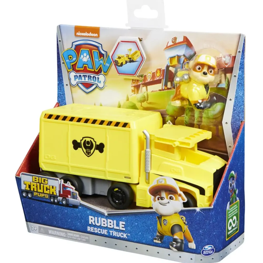 Spin Master Preescolar*Patrulla Canina Big Truck Pups Vehiculo Deluxe Rubble