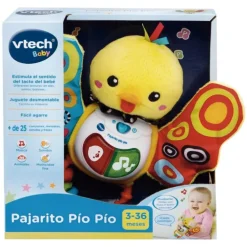 VTech Preescolar*Peluche Interactivo Para Bebes Pajarito Pio Pio Activity Baby