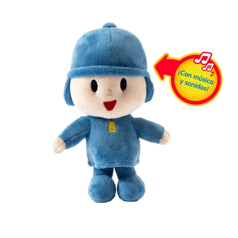 BANDAI Preescolar*Peluches Musicales Pocoyo Y Sus Amigos