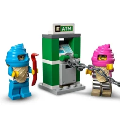 LEGO Puzzles Y Construcciones*Persecucion Policial Del Camion De Los Helados, Set De Construccion Con 2 Coches De Juguete Y Mini Figuras, City Police