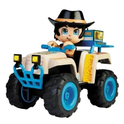 PINYPON ACTION Muñecos Articulados*. Wild. Quad Con Dino