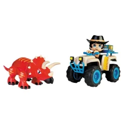 PINYPON ACTION Muñecos Articulados*. Wild. Quad Con Dino